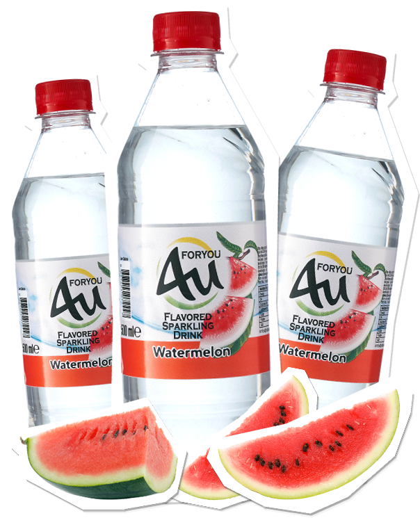 4U Karpuz Aromalı Gazlı Su