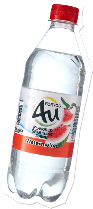 4U Karpuz Aromalı Gazlı Su